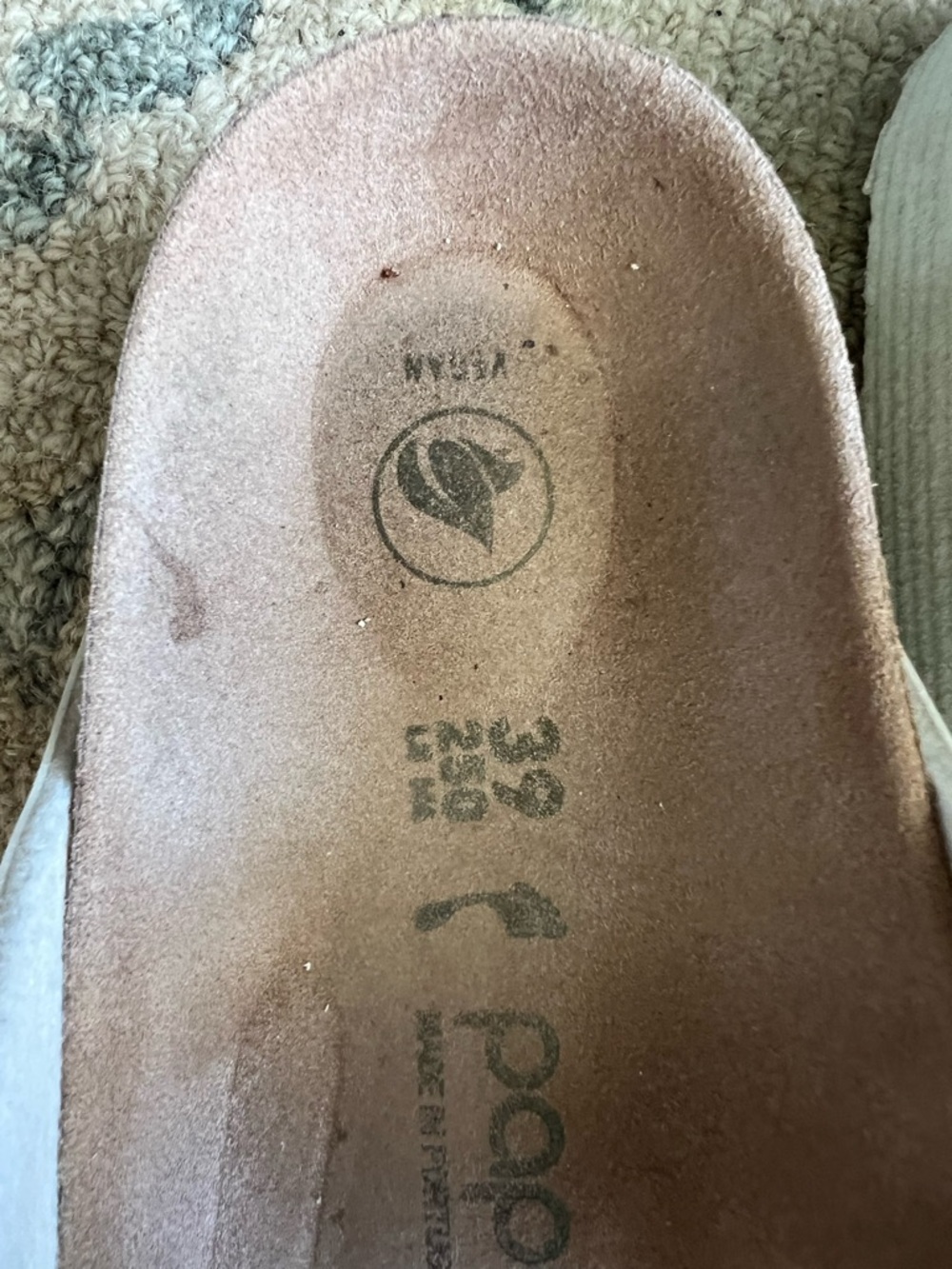 BIRKENSTOCK !LIKE NEW!  Papillio Sandals - White size 39 (US 8/8.5) - Picture 7 of 9